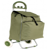 2020 promotional folding bag shopping cart trolley 2 wheels personal shopping trolley bags with bag