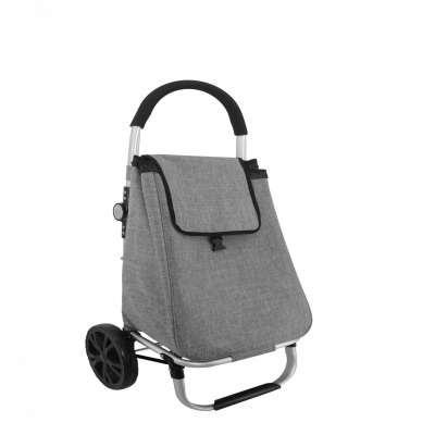 2020 newest folding trolley shopping bag with aluminium alloy