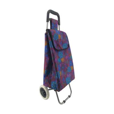 Factory Price High Quality supermarket folding foldable trolley shopping bag in philippines